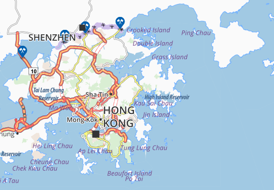 Kaart Plattegrond Sai Kung