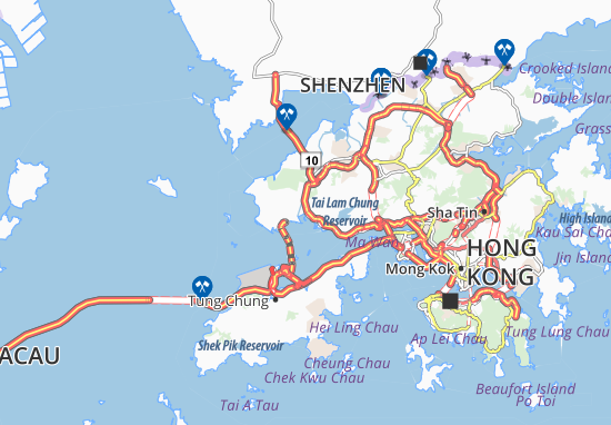 Karte Stadtplan Sam Shing Hui