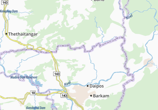 Kaart Plattegrond Bainathpur