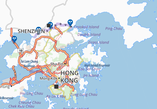 Karte Stadtplan Shap Sze Heung