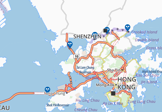 Mapa Ping Shan