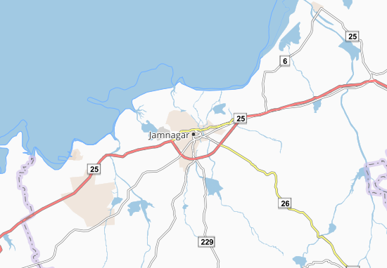 Mapa Plano Jamnagar