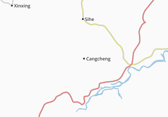 Mapa Cangcheng
