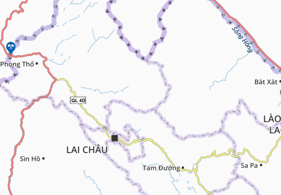 Kaart Plattegrond Sin Súi Hồ