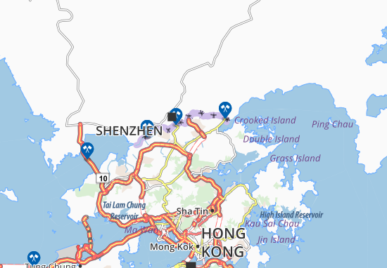 Kaart Plattegrond Shui Lau Hang
