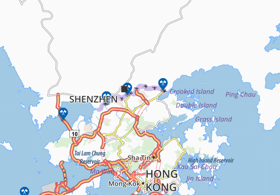 Karte Stadtplan Tai Kwu Ling