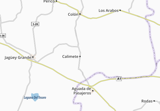 Karte Stadtplan Calimete