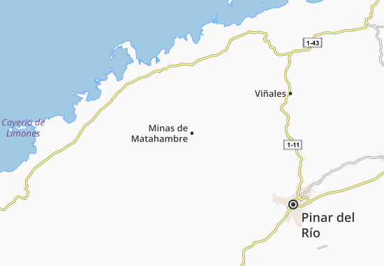 Minas de Matahambre Map