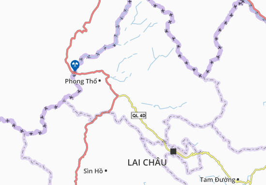 Kaart Plattegrond Hoang Thèn