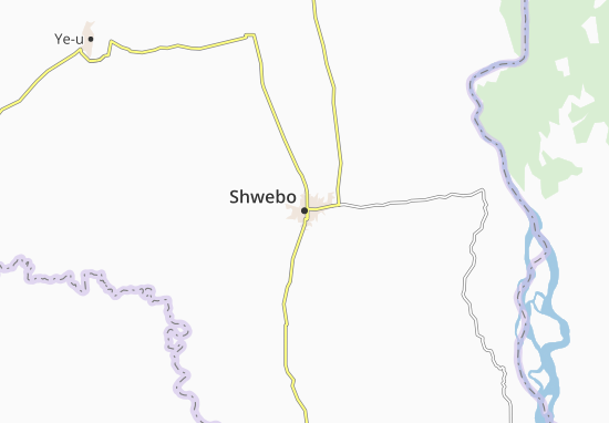 Mapa Shwebo