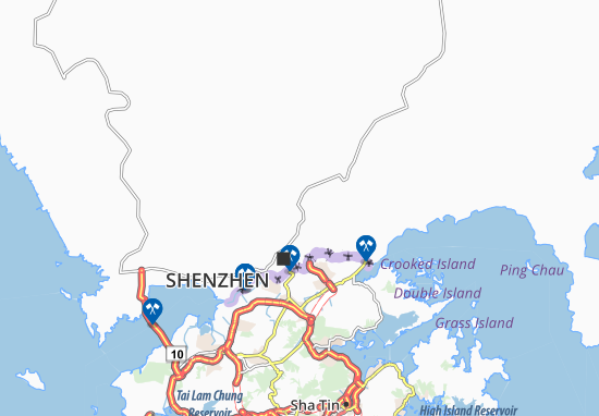 Karte Stadtplan Chiu-Lung-Hsin-Kuan