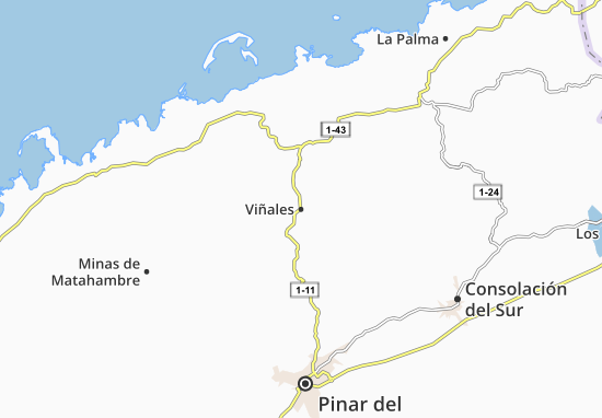 Kaart Plattegrond Viñales