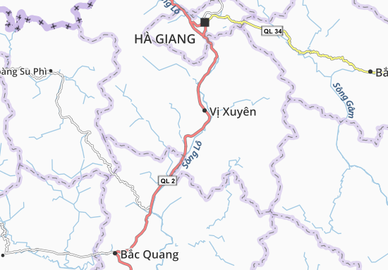 Karte Stadtplan Nông Trường Việt Lâm
