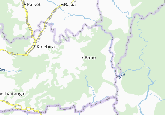 Karte Stadtplan Bano