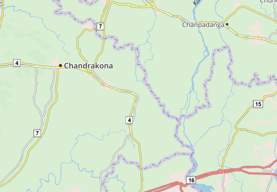 Mapa Ghatal