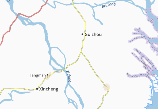 Karte Stadtplan Xiaolan