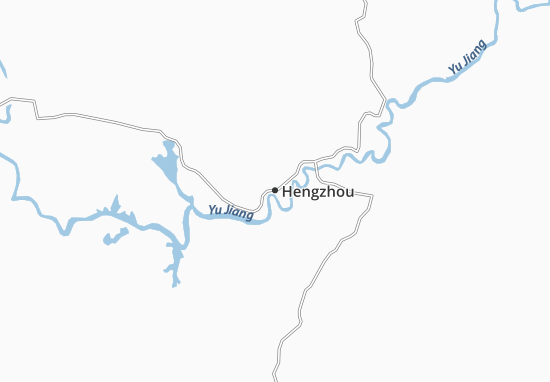 Kaart Plattegrond Hengzhou