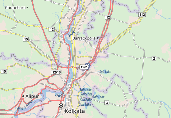 Karte Stadtplan Madhyamgram