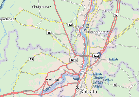Karte Stadtplan Chanditla
