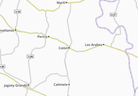 Kaart Plattegrond Colón