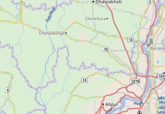 Mapa Sheakhala