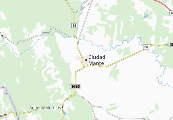 Mapa Ciudad Mante