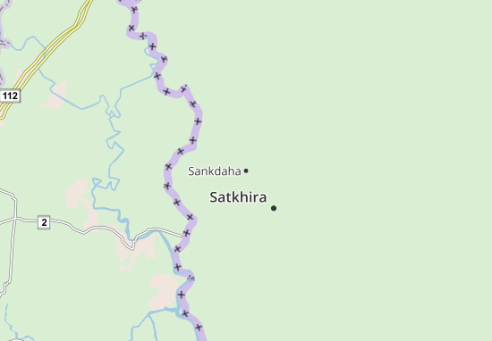 Kaart Plattegrond Sankdaha