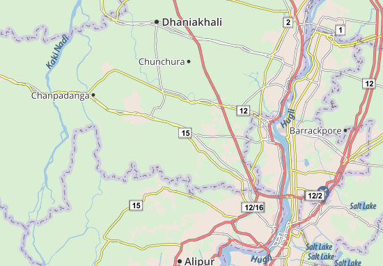 Karte Stadtplan Sarirampur