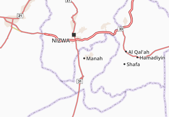 Karte Stadtplan Manah
