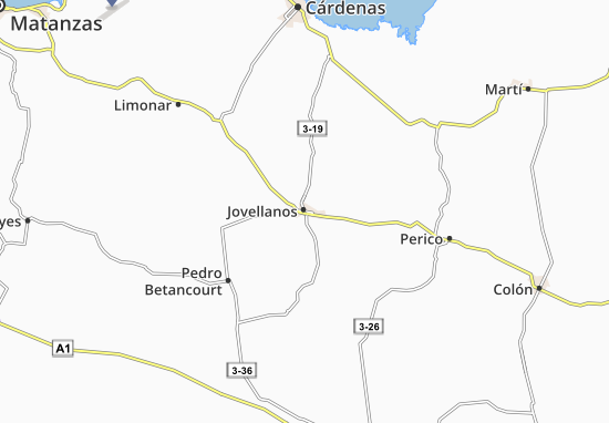 Karte Stadtplan Jovellanos