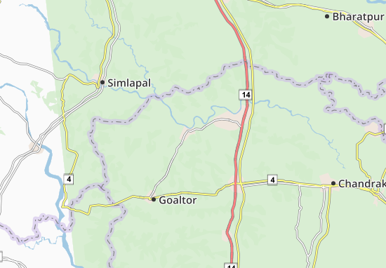Karte Stadtplan Humgarh