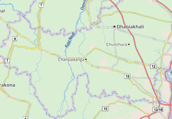 Kaart Plattegrond Chanpadanga