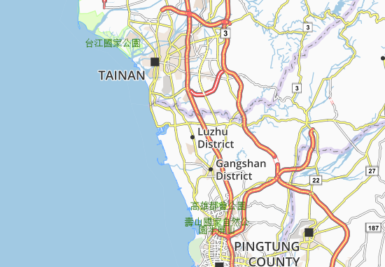 Lujhu Map