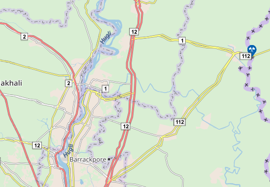 Karte Stadtplan Haringhata