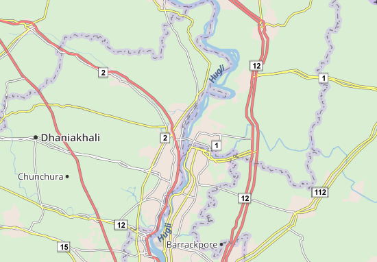 Mapa Tribeni