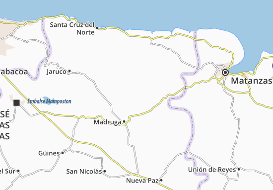 Karte Stadtplan Aguacate