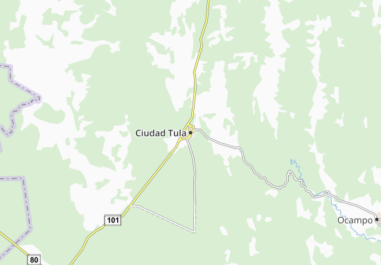 Karte Stadtplan Ciudad Tula