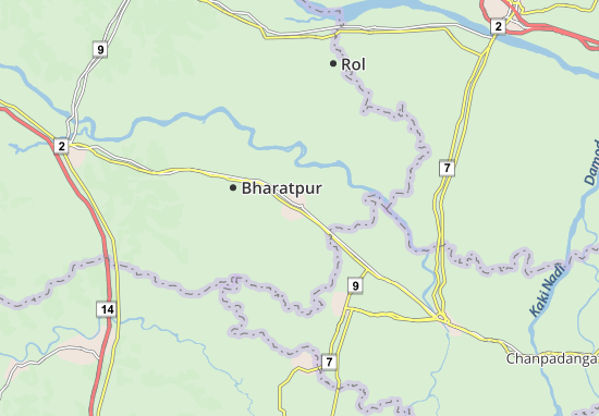 Kaart Plattegrond Kotalpur