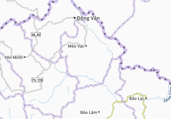 Karte Stadtplan Tát Ngà