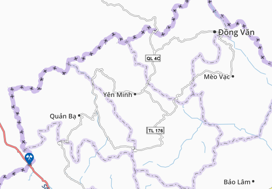Karte Stadtplan Yên Minh