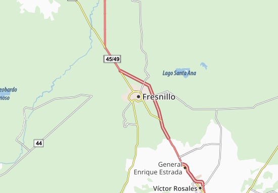 Fresnillo Map