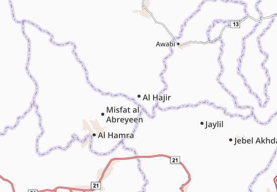 Al Hajir Map