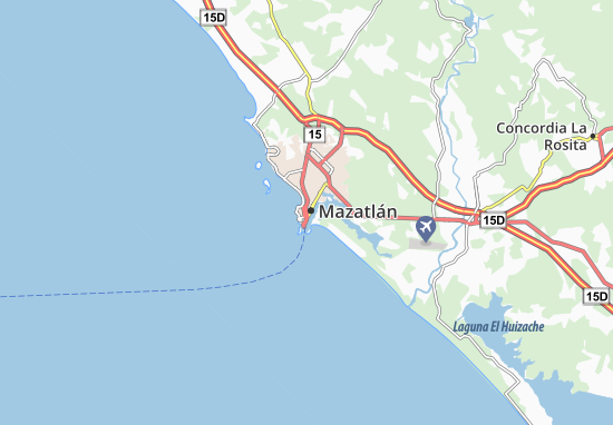 Mazatlán Map