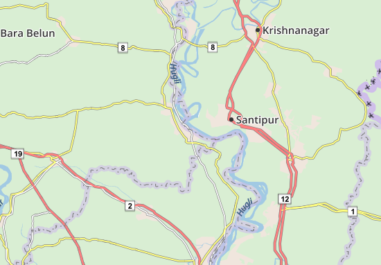 Karte Stadtplan Kalna