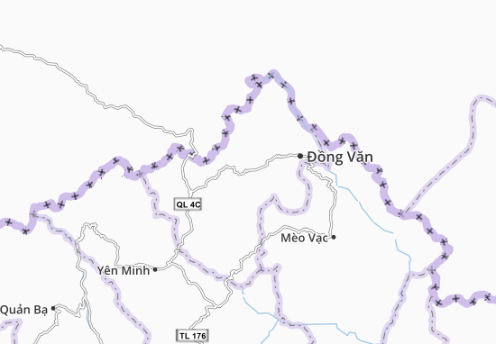 Karte Stadtplan Thài Phìn Tủng