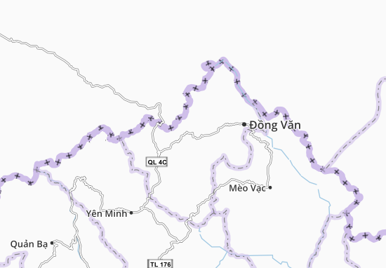 Kaart Plattegrond Lũng Táo