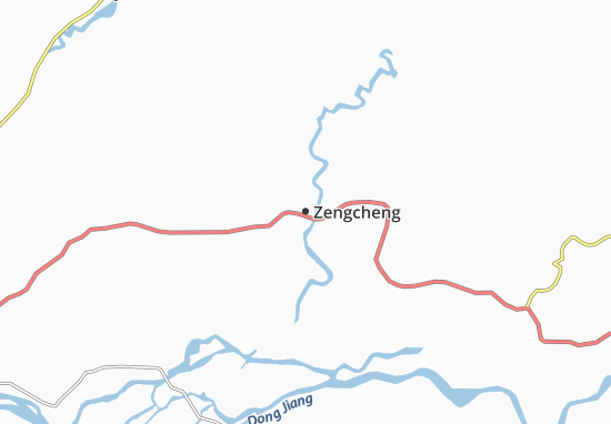 Karte Stadtplan Zengcheng