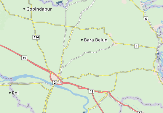 Mapa Kurman