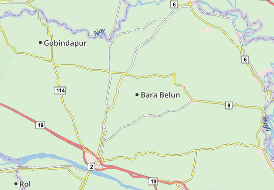 Mapa Bara Belun