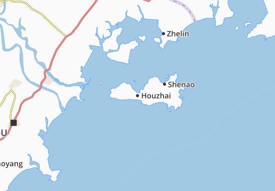 Mapa Houzhai